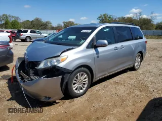 2015 Toyota Sienna XLE with VIN 5TDYK3DC2FS557260, listed as a Copart auction lot 50147465 with 177,492 mi miles and Salvage Title. Bid and sale history available at carsss.com. Image 1.