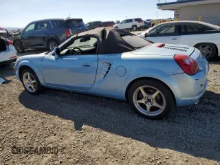 2005 Toyota MR2 z VIN JTDFR320050071589, wystawiony jako Copart lot #46718185 z przebiegiem 138 868 mil mil oraz Czysty tytuł • Clean title. Historia ofert i sprzedaży dostępna na DreamBid. Obrazek 2.