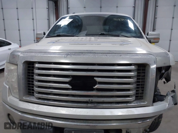 2010 Ford F-150 XL with VIN 1FTFW1EV1AFB24487, listed as a IAAI auction lot 41829704 with 516,121 mi miles. Bid and sale history available at carsss.com. Image 12.