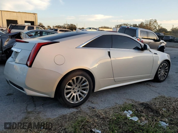2013 Cadillac CTS Coupe with VIN 1G6DA1E30D0107369, listed as a Copart auction lot 75893114 with 97,836 mi miles and Salvage Title. Bid and sale history available at carsss.com. Image 3.