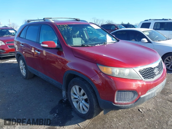 2011 Kia Sorento LX with VIN 5XYKT4A29BG085053, listed as a IAAI auction lot 41390173 with 258,761 mi miles. Bid and sale history available at carsss.com. Image 1.
