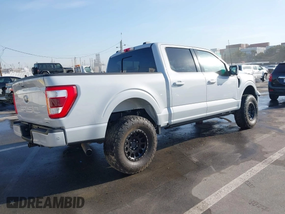 2021 Ford F-150 XL with VIN 1FTFW1E80MKE99289, listed as a IAAI auction lot 41818177 with 32,379 mi miles. Bid and sale history available at carsss.com. Image 4.