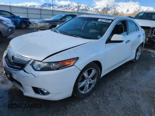 2012 Acura TSX with VIN JH4CU2F48CC002197, listed as a Copart auction lot 45714885 with 143,464 mi miles and Salvage Title. Bid and sale history available at carsss.com. Image 1.
