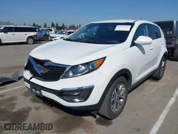 2015 Kia Sportage LX with VIN KNDPB3AC9F7715443, listed as a IAAI auction lot 42183933 with 115,211 mi miles and . Bid and sale history available at carsss.com. Image 18.