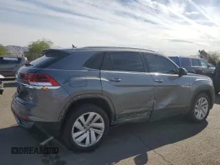 2021 Volkswagen Atlas SE with VIN 1V2HE2CA6MC215129, listed as a Copart auction lot 75023114 with 34,861 mi miles and Salvage title. Bid and sale history available at DreamBid. Image 3.