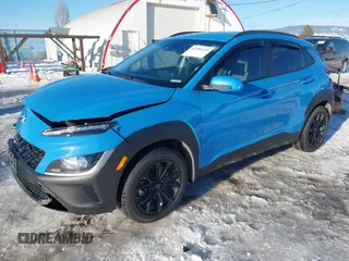 2023 Hyundai Kona SEL with VIN KM8K6CAB3PU956256, listed as a IAAI auction lot 41286226 with 24,973 mi miles. Bid and sale history available at carsss.com. Image 18.