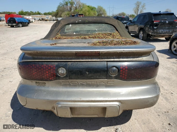 2001 Pontiac Firebird with VIN 2G2FS32K512112060, listed as a Copart auction lot 52384515 with 0 mi miles and Clean Title. Bid and sale history available at carsss.com. Image 6.