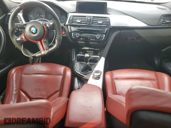 2015 BMW M3 with VIN WBS3C9C51FJ276344, listed as a Copart auction lot 43213995 with Not provided miles and Salvage title. Bid and sale history available at DreamBid. Image 8.