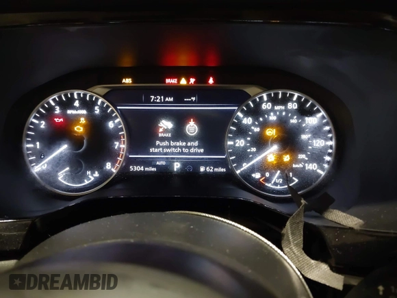 2024 Nissan Pathfinder Rock Creek with VIN 5N1DR3BD7RC301350, listed as a IAAI auction lot 41726175 with 5,304 mi miles and . Bid and sale history available at DreamBid. Image 7.