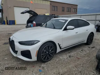 2023 BMW 4 Series 430i xDrive с VIN WBA73AV08PFM91846, выставлен на аукционе Copart как лот 55291695 с пробегом Не указан миль и Списание • Salvage title. История ставок и продаж доступна на DreamBid. Изображение 1.
