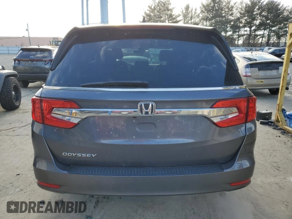 2019 Honda Odyssey EX-L with VIN 5FNRL6H78KB077870, listed as a Copart auction lot 45572505 with 88,417 mi miles and Salvage Title. Bid and sale history available at carsss.com. Image 6.
