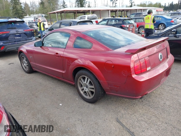2005 Ford Mustang GT Deluxe with VIN 1ZVFT82HX55116087, listed as a IAAI auction lot 42039147 with 103,389 mi miles and . Bid and sale history available at DreamBid. Image 3.