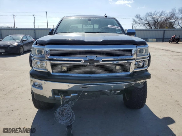 2015 Chevrolet Silverado 1500 LTZ with VIN 3GCUKSEJXFG363774, listed as a Copart auction lot 48689495 with 74,233 mi miles and Salvage Title. Bid and sale history available at carsss.com. Image 5.