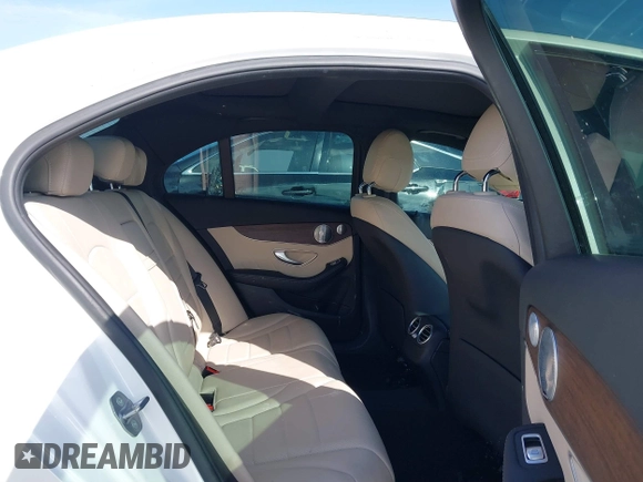 2019 Mercedes-Benz C 300 with VIN 55SWF8EB2KU311241, listed as a IAAI auction lot 41556911 with 54,605 mi miles and . Bid and sale history available at carsss.com. Image 8.