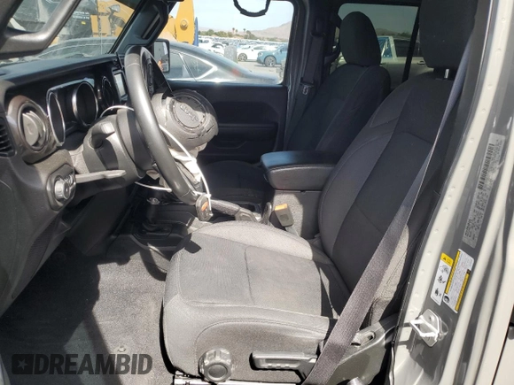 2020 Jeep Wrangler Unlimited Sport Altitude z VIN 1C4HJXDN0LW134426, wystawiony jako Copart lot #58575095 z przebiegiem 30 044 mil mil oraz Szkoda całkowita • Salvage title. Historia ofert i sprzedaży dostępna na DreamBid. Obrazek 7.