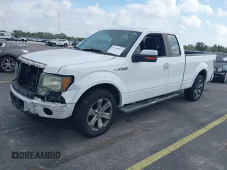 2010 Ford F-150 XL with VIN 1FTFX1CV0AKE45296, listed as a IAAI auction lot 41760317 with 208,459 mi miles. Bid and sale history available at carsss.com. Image 2.