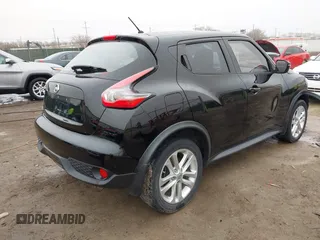 2015 Nissan Juke S with VIN JN8AF5MRXFT504124, listed as a IAAI auction lot 41711672 with 75,850 mi miles and . Bid and sale history available at DreamBid. Image 4.