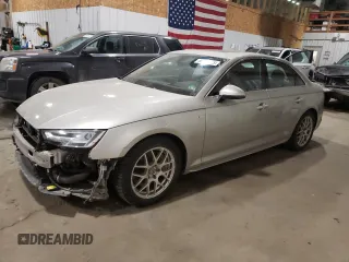 2017 Audi A4 Prestige with VIN WAUFNAF49HN070099, listed as a Copart auction lot 46191475 with 43,538 mi miles and Salvage Title. Bid and sale history available at carsss.com. Image 1.