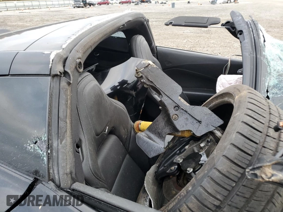 2014 Chevrolet Corvette Z51 3LT with VIN 1G1YM2D7XE5102192, listed as a Copart auction lot 84450934 with Not provided miles and Salvage title. Bid and sale history available at DreamBid. Image 11.