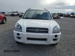 2007 Hyundai Tucson GLS with VIN KM8JM12B17U647826, listed as a Copart auction lot 74586934 with 0 mi miles and Salvage Title. Bid and sale history available at carsss.com. Image 5.