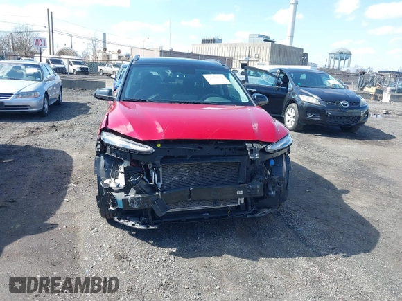 2023 Hyundai Kona SEL with VIN KM8K6CAB2PU936256, listed as a IAAI auction lot 41869839 with 37,170 mi miles. Bid and sale history available at carsss.com. Image 6.