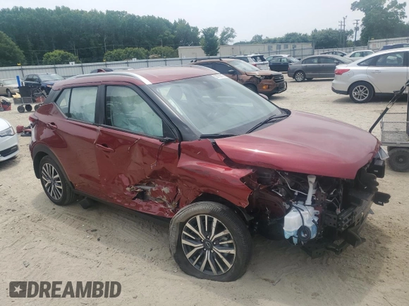 2024 Nissan Kicks SV z VIN 3N1CP5CV2RL496841, wystawiony jako Copart lot #59735815 z przebiegiem 1 536 mil mil oraz Szkoda całkowita • Salvage title. Historia ofert i sprzedaży dostępna na DreamBid. Obrazek 4.