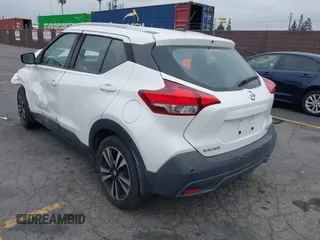 2020 Nissan Kicks SV with VIN 3N1CP5CV6LL503278, listed as a IAAI auction lot 42283410 with 30,639 mi miles and . Bid and sale history available at DreamBid. Image 3.