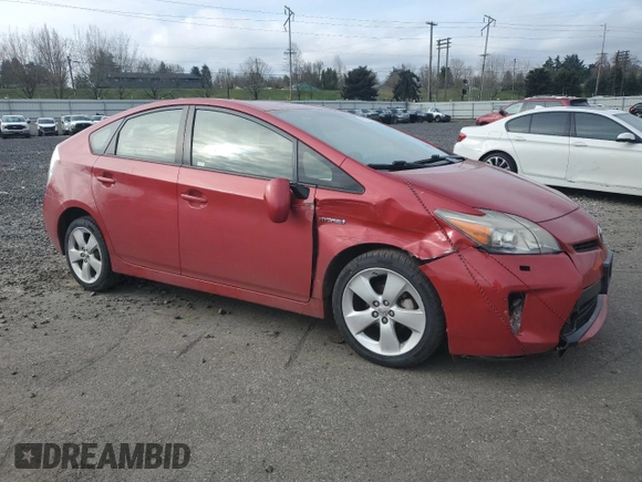 2014 Toyota Prius Four with VIN JTDKN3DU6E0356999, listed as a Copart auction lot 48083305 with 284,666 mi miles and Salvage Title. Bid and sale history available at carsss.com. Image 4.