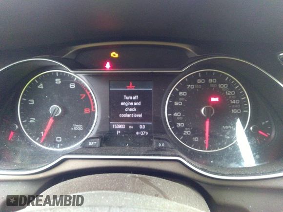 2013 Audi A4 Premium Plus с VIN WAUFFAFL5DN028947, выставлен на аукционе IAAI как лот 41706322 с пробегом 153 903 миль миль и . История ставок и продаж доступна на DreamBid. Изображение 7.