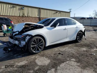 2023 Lexus IS with VIN JTHGZ1E20P5029384, listed as a Copart auction lot 85052594 with 0 mi miles and Salvage Title. Bid and sale history available at carsss.com. Image 1.