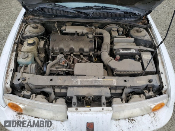 2001 Saturn SL with VIN 1G8ZF52891Z237485, listed as a Copart auction lot 76174574 with 130,525 mi miles and Salvage title. Bid and sale history available at DreamBid. Image 11.