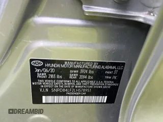 2020 Hyundai Elantra SEL с VIN 5NPD84LF2LH578951, выставлен на аукционе Copart как лот 61287495 с пробегом 124 185 миль миль и Чистый • Clean title. История ставок и продаж доступна на DreamBid. Изображение 10.