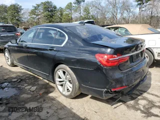 2017 BMW 7 Series 750i with VIN WBA7F0C54HGM21367, listed as a Copart auction lot 40801593 with 74,477 mi miles. Bid and sale history available at carsss.com. Image 2.