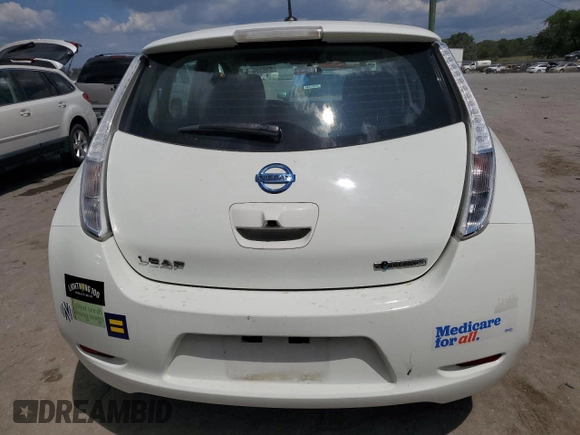 2017 Nissan LEAF SL with VIN 1N4BZ0CP5HC301693, listed as a Copart auction lot 64637913 with 46,815 mi miles. Bid and sale history available at carsss.com. Image 6.