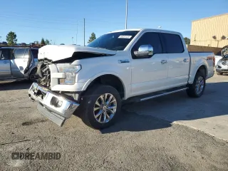 2017 Ford F-150 XL with VIN 1FTEW1EFXHFC29284, listed as a Copart auction lot 46331125 with 153,768 mi miles and Salvage Title. Bid and sale history available at carsss.com. Image 1.