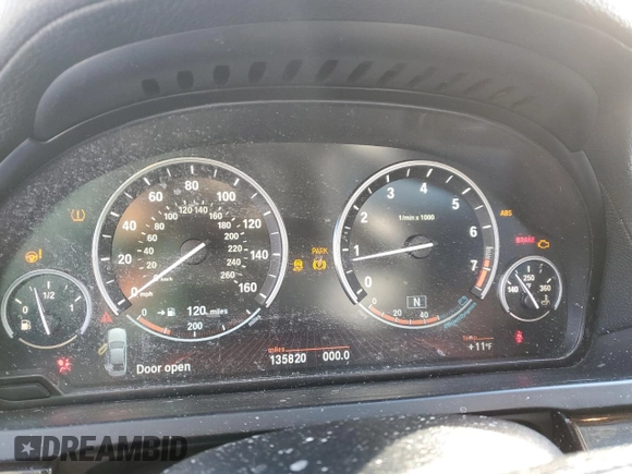 2011 BMW 7 Series 750Li xDrive with VIN WBAKC8C51BC432732, listed as a Copart auction lot 89097345 with 135,820 mi miles and Salvage Title. Bid and sale history available at carsss.com. Image 9.