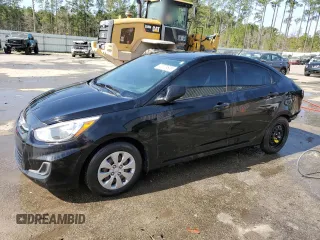 2017 Hyundai Accent SE with VIN KMHCT4AE9HU357327, listed as a Copart auction lot 48708635 with 103,610 mi miles and Salvage Title. Bid and sale history available at carsss.com. Image 1.