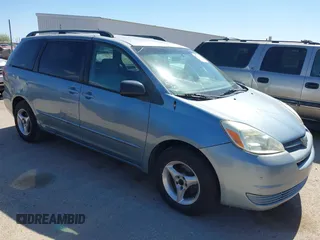 2005 Toyota Sienna CE with VIN 5TDZA23C25S272172, listed as a IAAI auction lot 42534238 with 143,728 mi miles and . Bid and sale history available at DreamBid. Image 1.