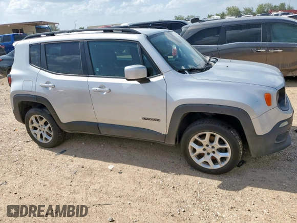 2017 Jeep Renegade Altitude with VIN ZACCJBBB3HPE90038, listed as a Copart auction lot 61364695 with 214,937 mi miles and Salvage title. Bid and sale history available at DreamBid. Image 4.
