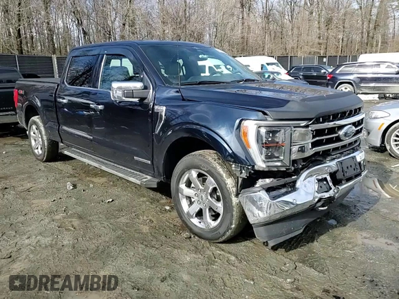 2023 Ford F-150 XL with VIN 1FTFW1ED7PFA06556, listed as a Copart auction lot 45241085 with 51,075 mi miles and Salvage Title. Bid and sale history available at carsss.com. Image 10.