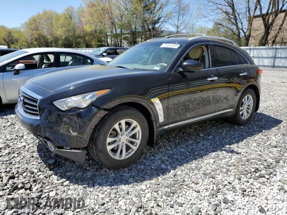 2012 Infiniti FX35 with VIN JN8AS1MU7CM121370, listed as a Copart auction lot 54534085 with 113,026 mi miles and Clean Title. Bid and sale history available at carsss.com. Image 1.