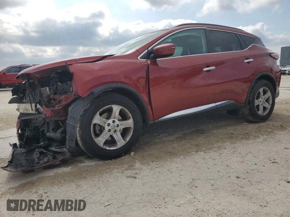 2016 Nissan Murano SV with VIN 5N1AZ2MG0GN114604, listed as a Copart auction lot 53262765 with Not Provided miles and Salvage Title. Bid and sale history available at carsss.com. Image 1.