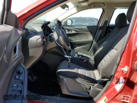 2017 Mazda CX-3 Sport with VIN JM1DKDB72H0148787, listed as a Copart auction lot 74124464 with 137,004 mi miles and Salvage Title. Bid and sale history available at carsss.com. Image 7.