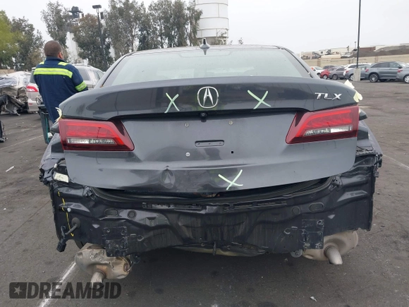 2016 Acura TLX V6 with VIN 19UUB2F35GA009159, listed as a IAAI auction lot 41972718 with 102,202 mi miles. Bid and sale history available at carsss.com. Image 17.