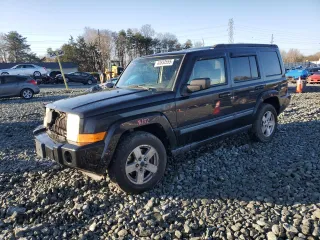 2007 Jeep Commander Sport with VIN 1J8HG48K37C686239, listed as a Copart auction lot 43832555 with 206,905 mi miles and Salvage Title. Bid and sale history available at carsss.com. Image 1.