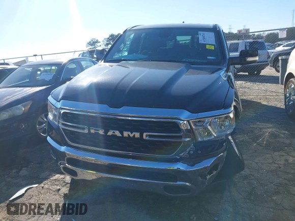 2022 Ram 1500 Big Horn with VIN 1C6RREBG0NN398834, listed as a IAAI auction lot 41580763 with 100,523 mi miles and . Bid and sale history available at DreamBid. Image 12.