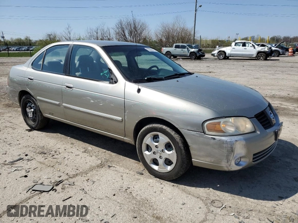 2006 Nissan Sentra S with VIN 3N1CB51D86L457563, listed as a Copart auction lot 52008315 with 76,925 mi miles and Salvage Title. Bid and sale history available at DreamBid. Image 4.