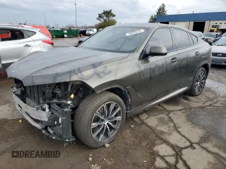 2020 BMW X6 xDrive40i z VIN 5UXCY6C07L9D61229, wystawiony jako Copart lot #78929234 z przebiegiem 58 482 mil mil oraz Szkoda całkowita • Salvage title. Historia ofert i sprzedaży dostępna na DreamBid. Obrazek 1.