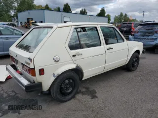 1981 Volkswagen Rabbit z VIN 1VWFG0179BV177022, wystawiony jako Copart lot #65369204 z przebiegiem 168 444 mil mil oraz Szkody całkowita. Historia ofert i sprzedaży dostępna na DreamBid. Obrazek 3.