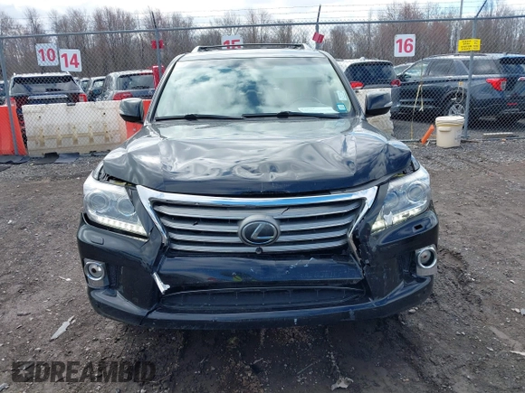 2013 Lexus LX 570 with VIN JTJHY7AX0D4124605, listed as a IAAI auction lot 41913053 with 141,389 mi miles and . Bid and sale history available at DreamBid. Image 13.